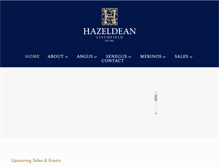 Tablet Screenshot of hazeldean.com.au